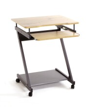 Computertisch >22962< in anthrazit-eiche, MDF,...