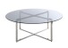 Couchtisch >23182< in edelstahl-grau - 45x100 (HxD)