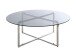 Couchtisch >23182< in edelstahl-grau - 45x100 (HxD)