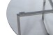 Couchtisch >23182< in edelstahl-grau - 45x100 (HxD)