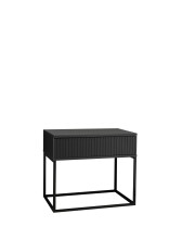 MARLE Nachttisch in Graphit - Moderner Nachtschrank mit...