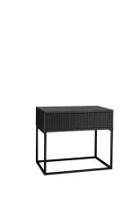 MARLE Nachttisch in Graphit - Moderner Nachtschrank mit...