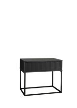 MARLE Nachttisch in Graphit - Moderner Nachtschrank mit...
