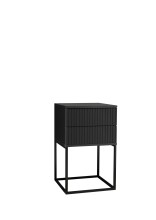 MARLE Nachttisch in Graphit - Moderner Nachtschrank mit...