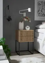 MARLE Nachttisch in Artisan Eiche Optik - Moderner...