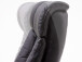 Relaxsessel >Toronto< in Schwarz Braun aus Echtleder - 87x106x85cm (BxHxT)