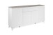 Sideboard >Bertrix< in Sandstein / weiß - 177x92x40cm (BxHxT)