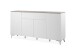 Sideboard >Bertrix< in Sandstein / weiß - 177x92x40cm (BxHxT)