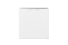 Schuhschrank >Satos< in weiß - 100x110x34cm (BxHxT)