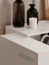 Schuhschrank >Satos< in weiß - 100x110x34cm (BxHxT)