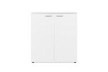 Schuhschrank >Satos< in weiß - 100x110x34cm (BxHxT)