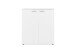Schuhschrank >Satos< in weiß - 100x110x34cm (BxHxT)