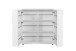 Schuhschrank >Satos< in weiß - 100x110x34cm (BxHxT)