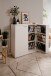 Schuhschrank >Satos< in weiß - 100x110x34cm (BxHxT)