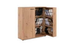 Schuhschrank >Satos< in Dekor Artisan Oak -...