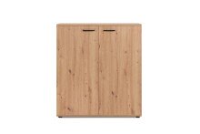 Schuhschrank >Satos< in Dekor Artisan Oak - 100x110x34cm (BxHxT)