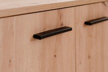 Schuhschrank >Satos< in Dekor Artisan Oak - 100x110x34cm (BxHxT)