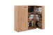 Schuhschrank >Satos< in Dekor Artisan Oak - 100x110x34cm (BxHxT)