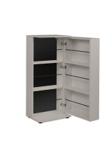 Schuhschrank >Satos< in samt - 50x105x34cm (BxHxT)