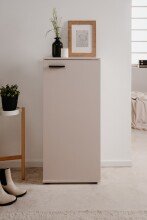 Schuhschrank >Satos< in samt - 50x105x34cm (BxHxT)