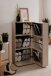Schuhschrank >Satos< in samt - 50x105x34cm (BxHxT)