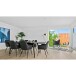 Armlehnstuhl >Harbo< (2er-Set) in Grau, Vintagelederoptik - 57x87x65cm (BxHxT)