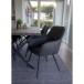 Armlehnstuhl >Harbo< (2er-Set) in Grau, Vintagelederoptik - 57x87x65cm (BxHxT)