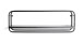 Wandregal >23505< in schwarz, Metall - 60x20x15cm (BxHxT)