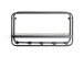 Wandgarderobe >23506< in schwarz, Metall - 45x25x15cm (BxHxT)