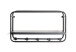 Wandgarderobe >23506< in schwarz, Metall - 45x25x15cm (BxHxT)