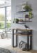 Wandregal >23518< (3er-Set) in schwarz, Metall - 40x40x18cm (BxHxT)