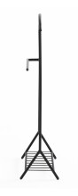 Herrendiener >23591< in schwarz, Metall - 45x101x26cm (BxHxT)