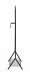 Herrendiener >23591< in schwarz, Metall - 45x101x26cm (BxHxT)