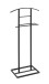 Herrendiener >23592< in schwarz, Metall - 45x101x26cm (BxHxT)