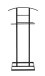 Herrendiener >23592< in schwarz, Metall - 45x101x26cm (BxHxT)