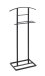Herrendiener >23592< in schwarz, Metall - 45x101x26cm (BxHxT)