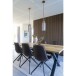 Polsterstuhl >Monaco< (2er-Set) in Braun, Glattlederoptik - 48x86x54cm (BxHxT)