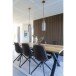 Polsterstuhl >Monaco< (2er-Set) in Braun, Glattlederoptik - 48x86x54cm (BxHxT)