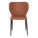 Polsterstuhl >Pisa< (4er-Set) in Braun, Vintagelederoptik - 54x83x52cm (BxHxT)
