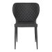 Polsterstuhl >Pisa< (4er-Set) in Grau, Vintagelederoptik - 54x83x52cm (BxHxT)