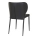 Polsterstuhl >Pisa< (4er-Set) in Schwarz, Vintagelederoptik - 54x83x52cm (BxHxT)