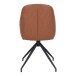 Polsterstuhl >MonteCarlo< (2er-Set) in Braun, Glattlederoptik - 50x88x60 (BxHxT)