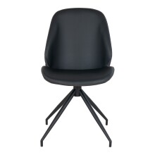 Polsterstuhl >MonteCarlo< (2er-Set) in Schwarz - 50x88x60 (BxHxT)