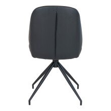 Polsterstuhl >MonteCarlo< (2er-Set) in Schwarz - 50x88x60 (BxHxT)