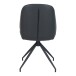 Polsterstuhl >MonteCarlo< (2er-Set) in Schwarz - 50x88x60 (BxHxT)