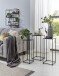 Wandregal >23616< in schwarz, Metall - 50x60x18cm (BxHxT)