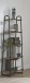 Ablageregal >23896< in schwarz-eiche - 60x164x36cm (BxHxT)