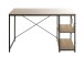 Schreibtisch >23897< in schwarz-eiche - 120x74x60cm (BxHxT)