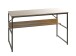 Schreibtisch >23898< in schwarz-eiche - 120x74x60cm (BxHxT)