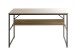 Schreibtisch >23898< in schwarz-eiche - 120x74x60cm (BxHxT)